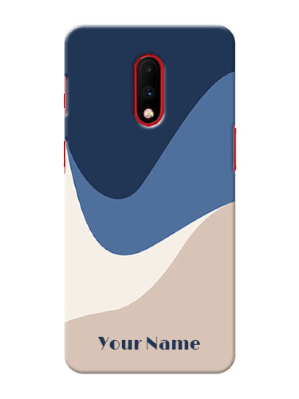 Custom OnePlus 7 Back Covers: Abstract Drip Art Design