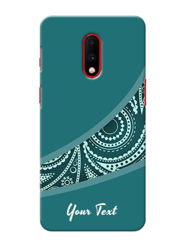 Custom OnePlus 7 Custom Phone Covers: semi visible floral Design