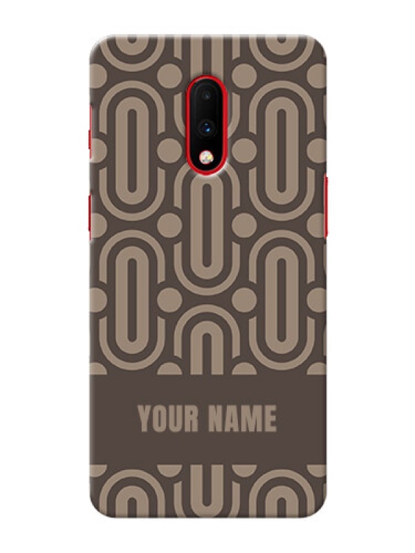 Custom OnePlus 7 Custom Phone Covers: Captivating Zero Pattern Design