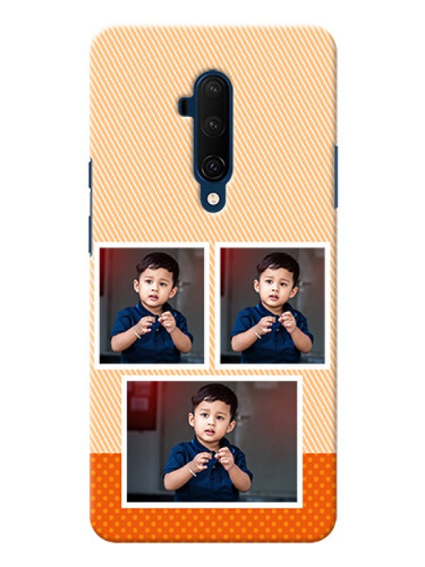 Custom Oneplus 7T Pro Mobile Back Covers: Bulk Photos Upload Design