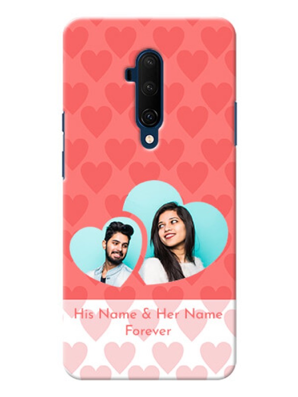 Custom Oneplus 7T Pro personalized phone covers: Couple Pic Upload Design