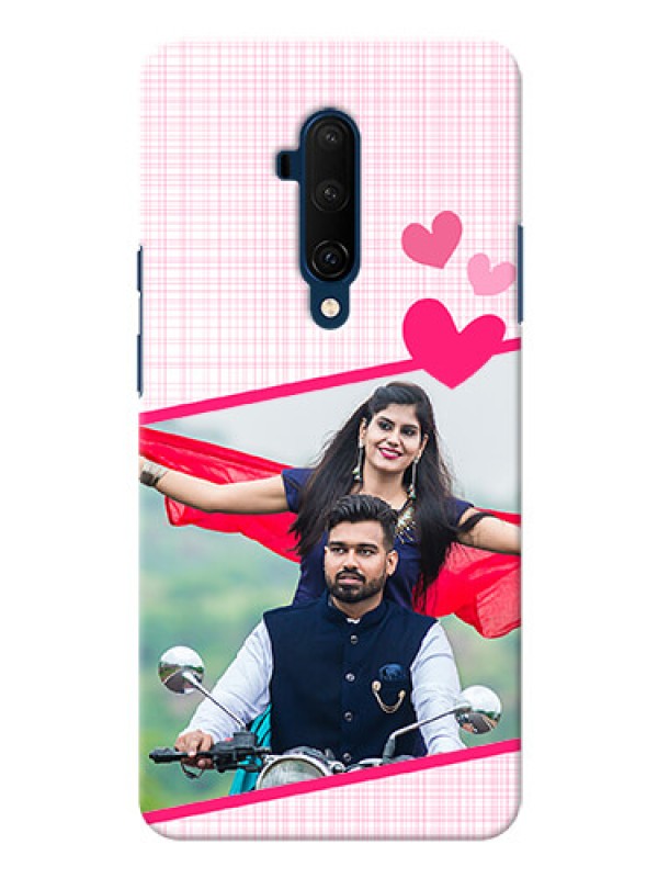 Custom Oneplus 7T Pro Personalised Phone Cases: Love Shape Heart Design