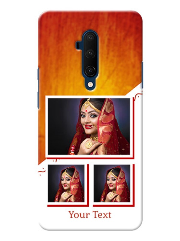 Custom Oneplus 7T Pro Personalised Phone Cases: Wedding Memories Design  