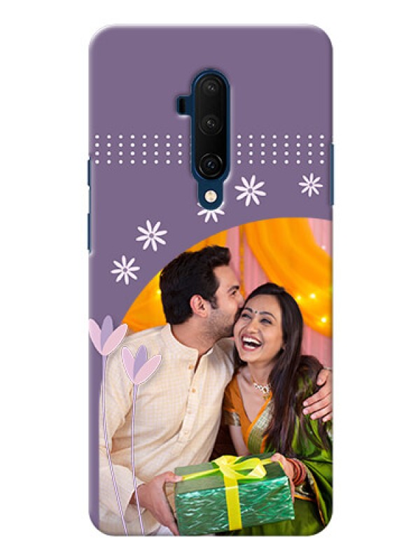 Custom Oneplus 7T Pro Phone covers for girls: lavender flowers design 