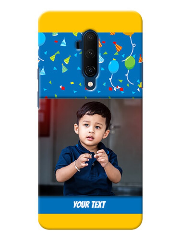 Custom Oneplus 7T Pro Mobile Back Covers Online: Birthday Wishes Design