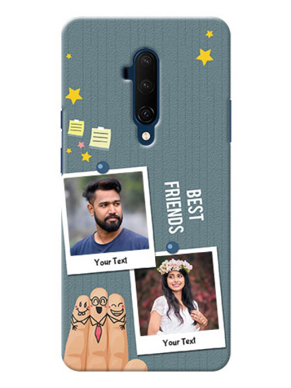 Custom Oneplus 7T Pro Mobile Cases: Sticky Frames and Friendship Design