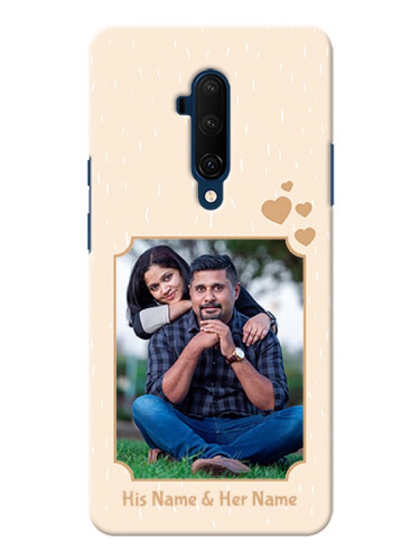 Custom Oneplus 7T Pro mobile phone cases with confetti love design 