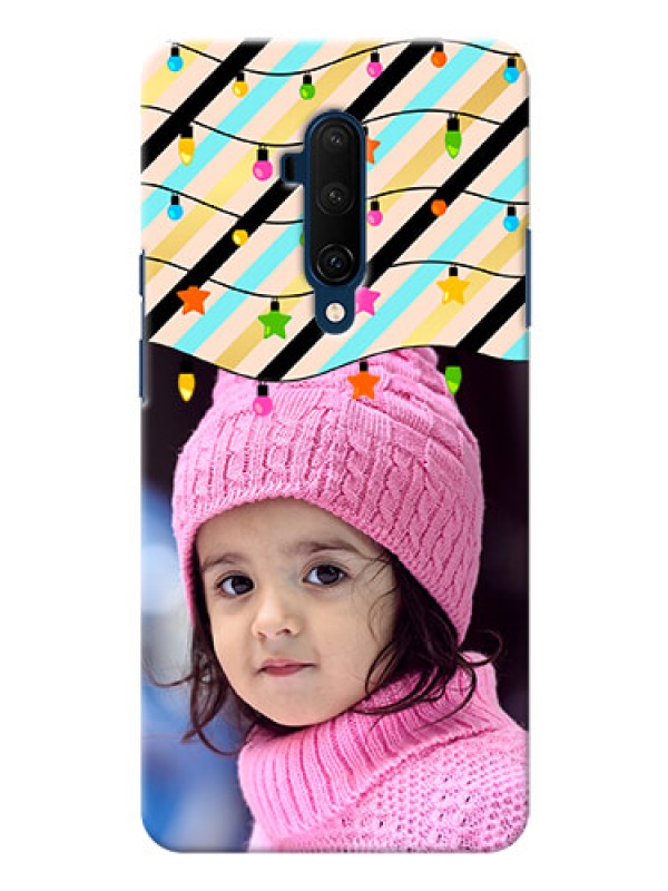 Custom Oneplus 7T Pro Personalized Mobile Covers: Lights Hanging Design