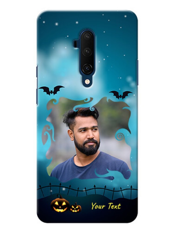 Custom Oneplus 7T Pro Personalised Phone Cases: Halloween frame design