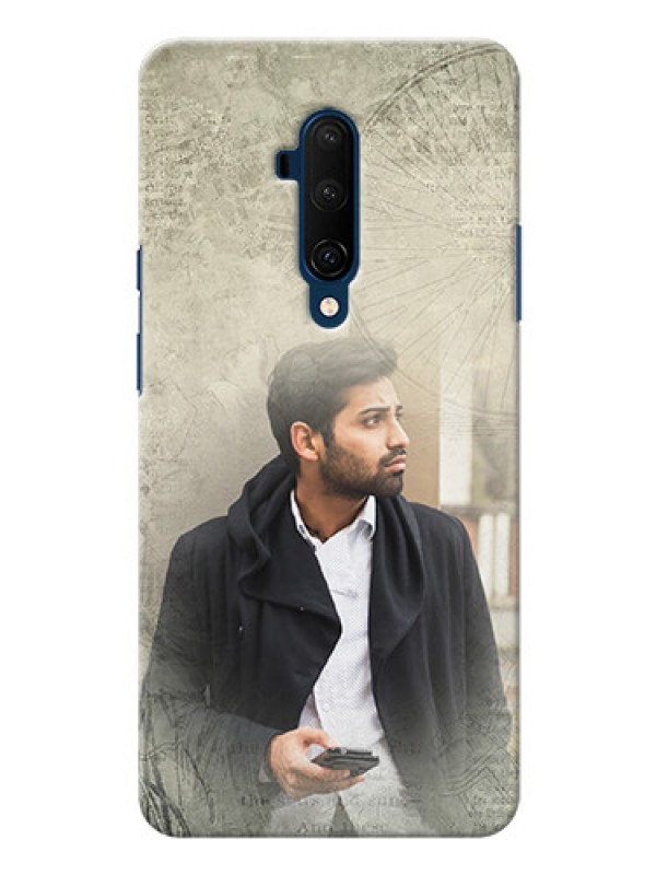 Custom Oneplus 7T Pro custom mobile back covers with vintage design