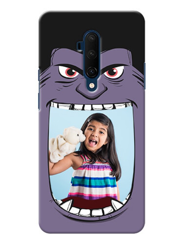 Custom Oneplus 7T Pro Personalised Phone Covers: Angry Monster Design