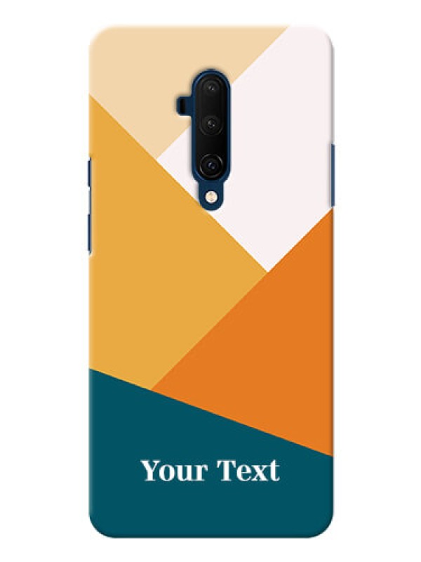 Custom OnePlus 7T Pro Custom Phone Cases: Stacked Multi-colour Design