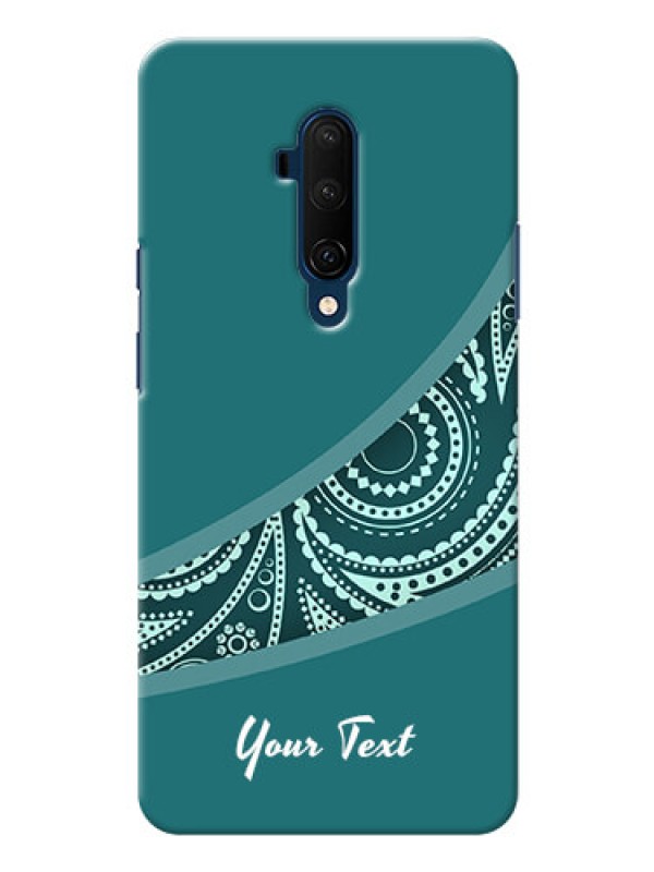 Custom OnePlus 7T Pro Custom Phone Covers: semi visible floral Design