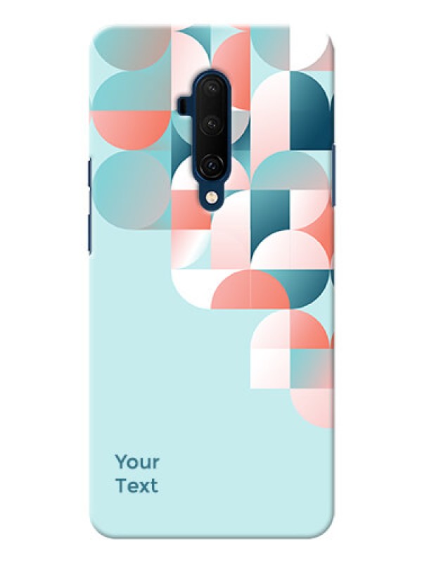 Custom OnePlus 7T Pro Back Covers: Stylish Semi-circle Pattern Design