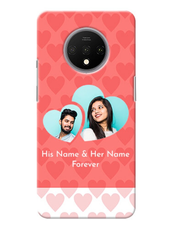 Custom Oneplus 7T personalized phone covers: Couple Pic Upload Design