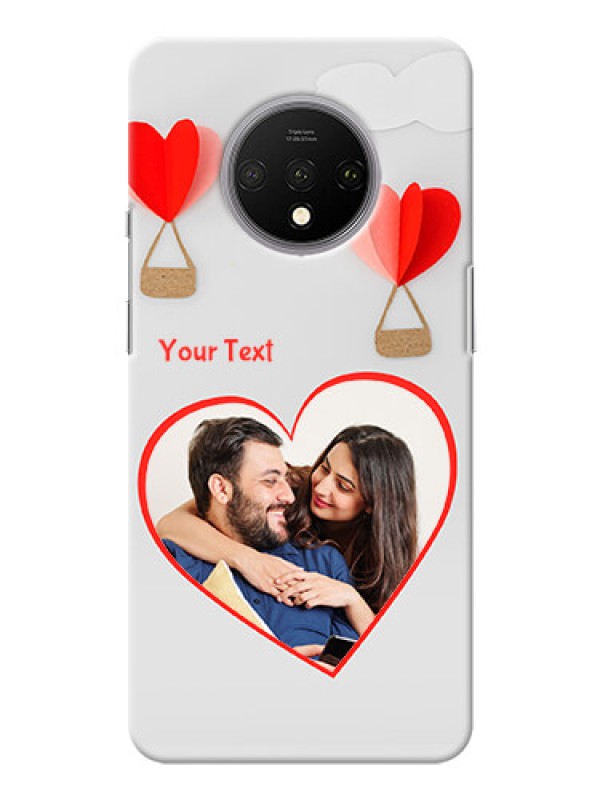 Custom Oneplus 7T Phone Covers: Parachute Love Design