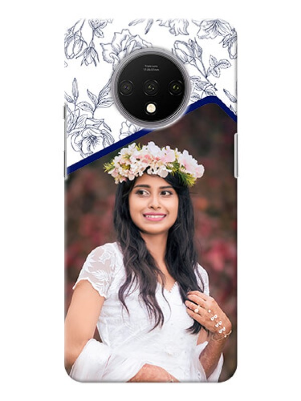 Custom Oneplus 7T Phone Cases: Premium Floral Design