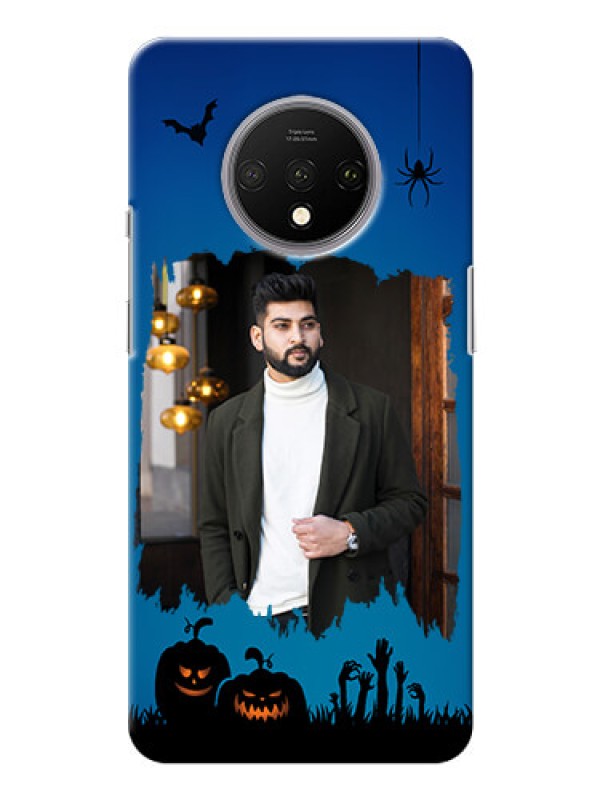 Custom Oneplus 7T mobile cases online with pro Halloween design 