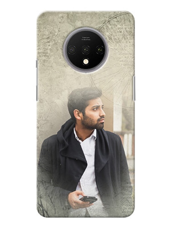 Custom Oneplus 7T custom mobile back covers with vintage design