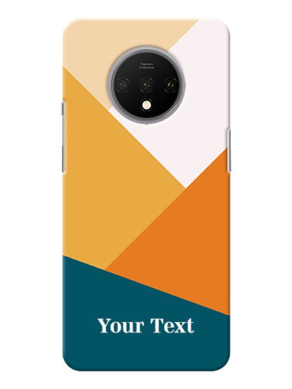 Custom OnePlus 7T Custom Phone Cases: Stacked Multi-colour Design