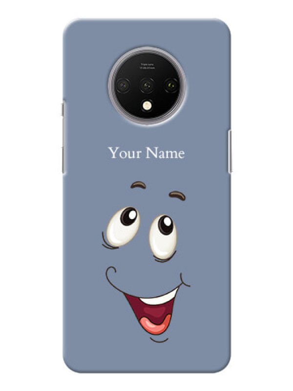 Custom OnePlus 7T Phone Back Covers: Laughing Cartoon Face Design