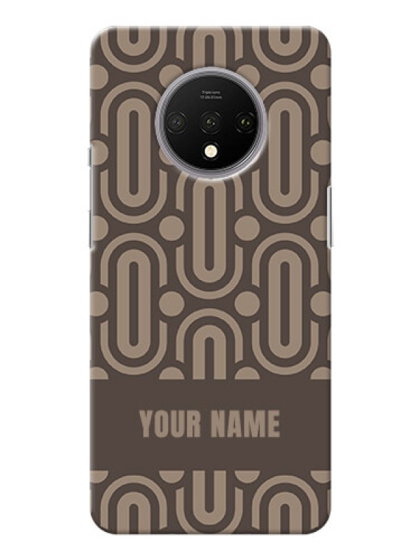Custom OnePlus 7T Custom Phone Covers: Captivating Zero Pattern Design