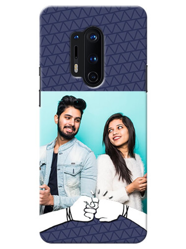 Custom OnePlus 8 Pro Mobile Covers Online with Best Friends Design  