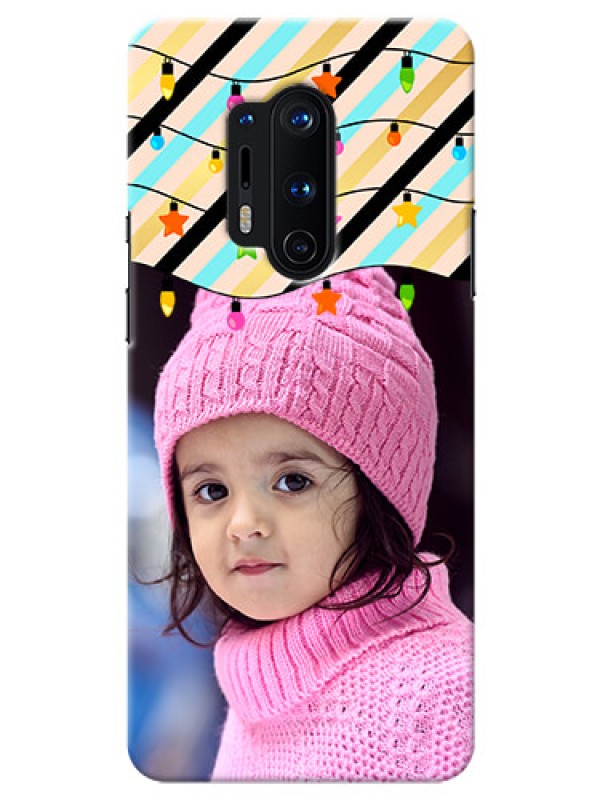 Custom OnePlus 8 Pro Personalized Mobile Covers: Lights Hanging Design