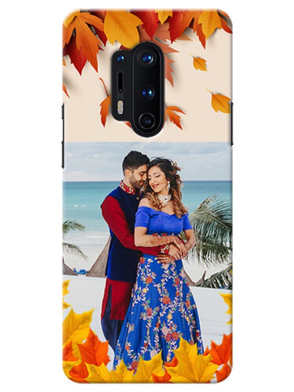 Custom OnePlus 8 Pro Mobile Phone Cases: Autumn Maple Leaves Design