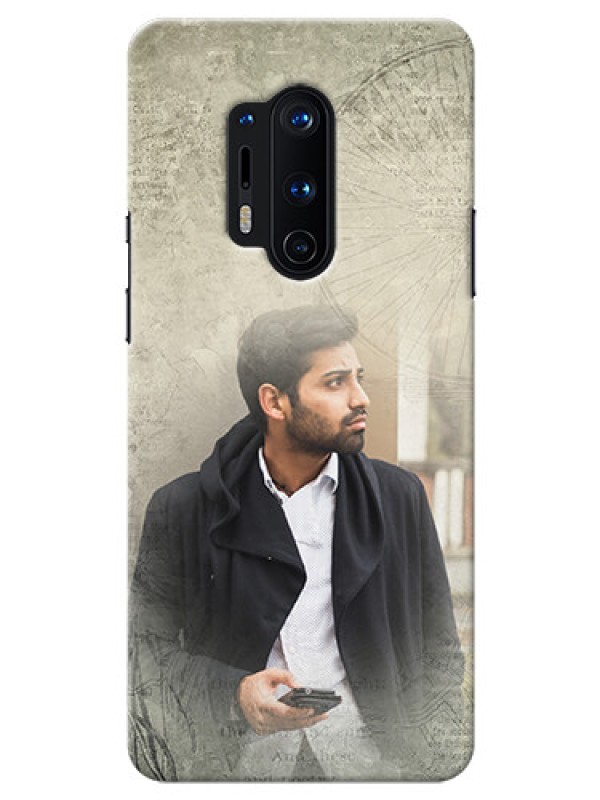 Custom OnePlus 8 Pro custom mobile back covers with vintage design