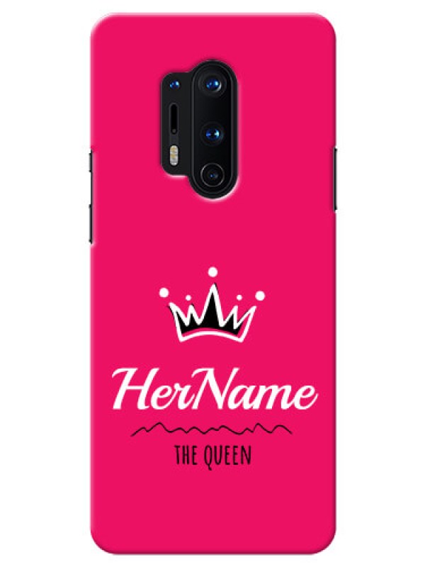 Custom OnePlus 8 Pro Queen Phone Case with Name