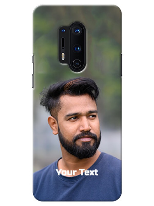 Custom OnePlus 8 Pro Mobile Cover: Photo with Text