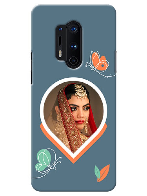 Custom OnePlus 8 Pro Custom Mobile Case with Droplet Butterflies Design