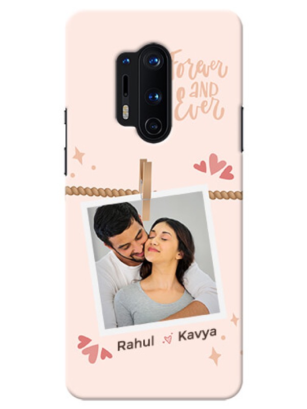 Custom OnePlus 8 Pro Phone Back Covers: Forever and ever love Design