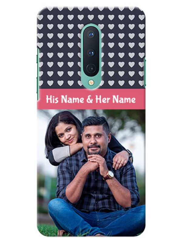Custom OnePlus 8 Custom Mobile Case with Love Symbols Design