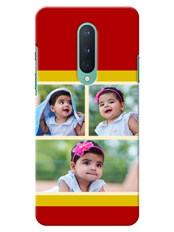 Custom OnePlus 8 mobile phone cases: Multiple Pic Upload Design