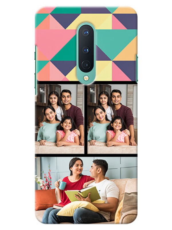 Custom OnePlus 8 personalised phone covers: Bulk Pic Upload Design