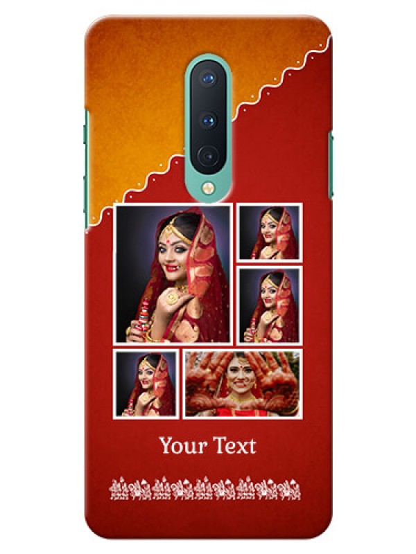 Custom OnePlus 8 customized phone cases: Wedding Pic Upload Design