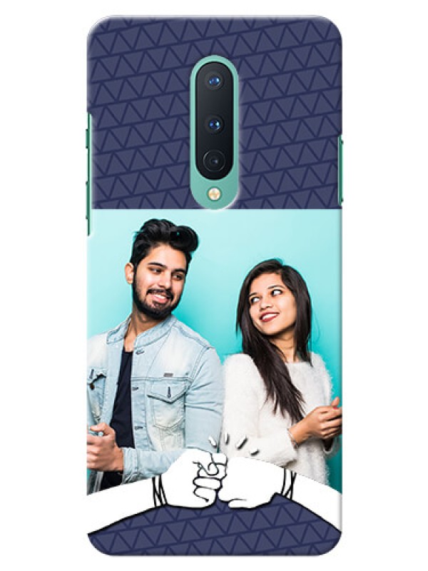 Custom OnePlus 8 Mobile Covers Online with Best Friends Design  
