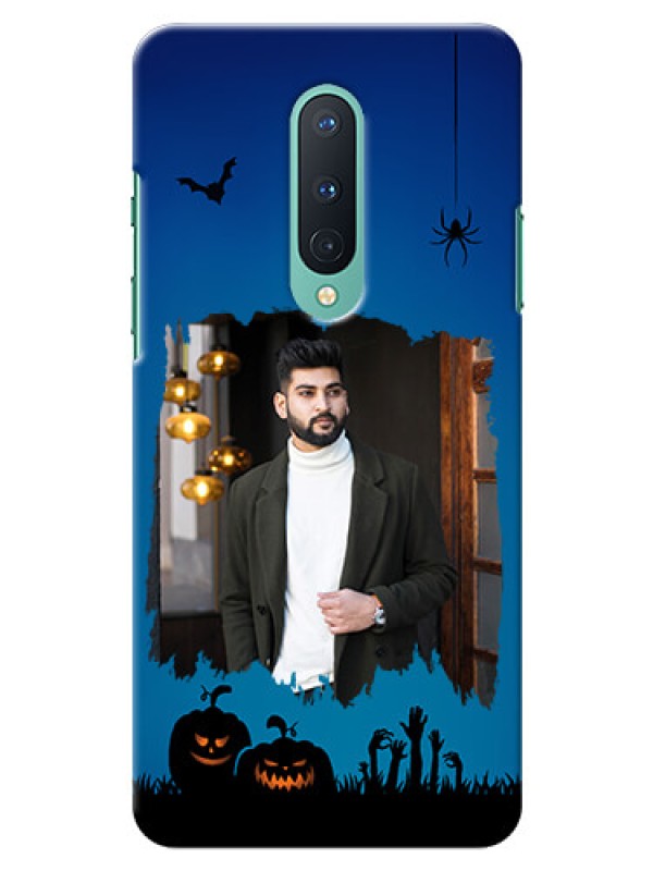 Custom OnePlus 8 mobile cases online with pro Halloween design 