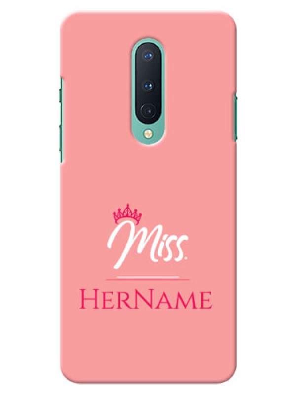 Custom OnePlus 8 Custom Phone Case Mrs with Name