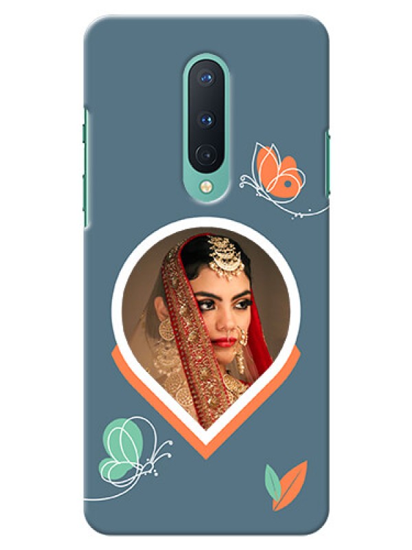Custom OnePlus 8 Custom Mobile Case with Droplet Butterflies Design