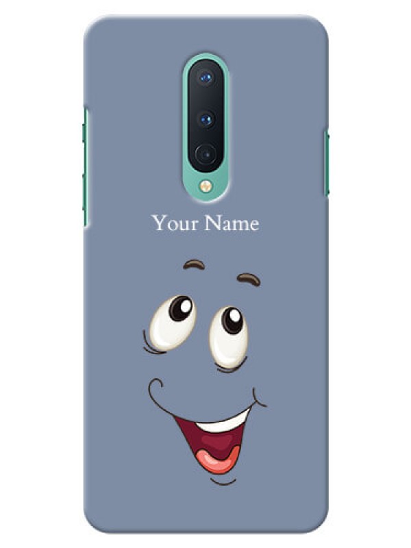Custom OnePlus 8 Phone Back Covers: Laughing Cartoon Face Design
