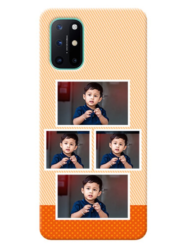 Custom OnePlus 8T Mobile Back Covers: Bulk Photos Upload Design