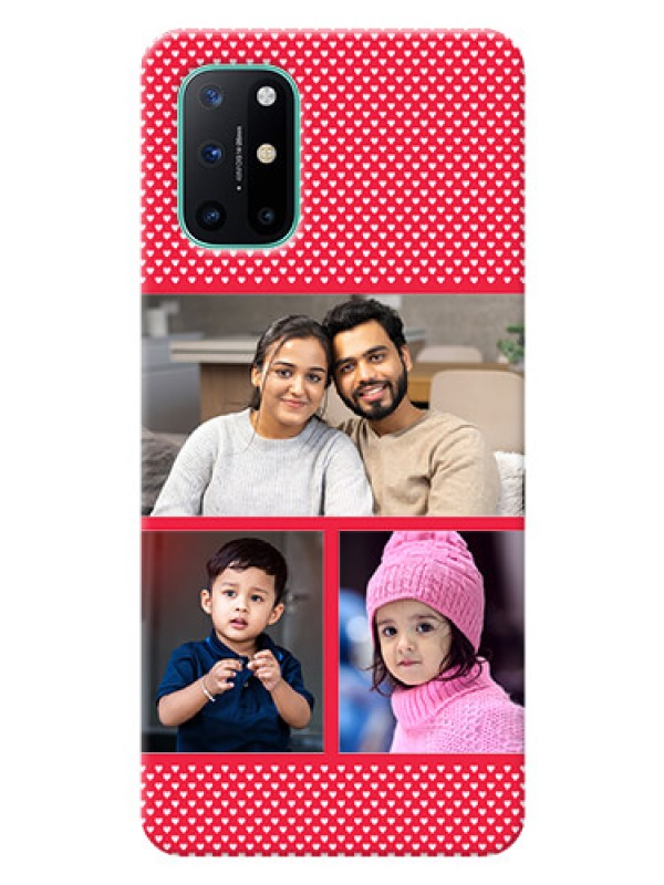Custom OnePlus 8T mobile back covers online: Bulk Pic Upload Design