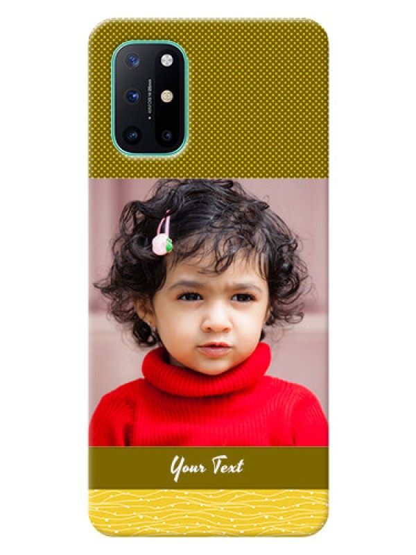 Custom OnePlus 8T custom mobile back covers: Simple Green Color Design