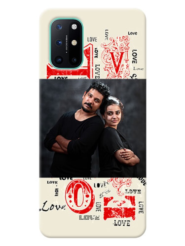 Custom OnePlus 8T mobile cases online: Trendy Love Design Case