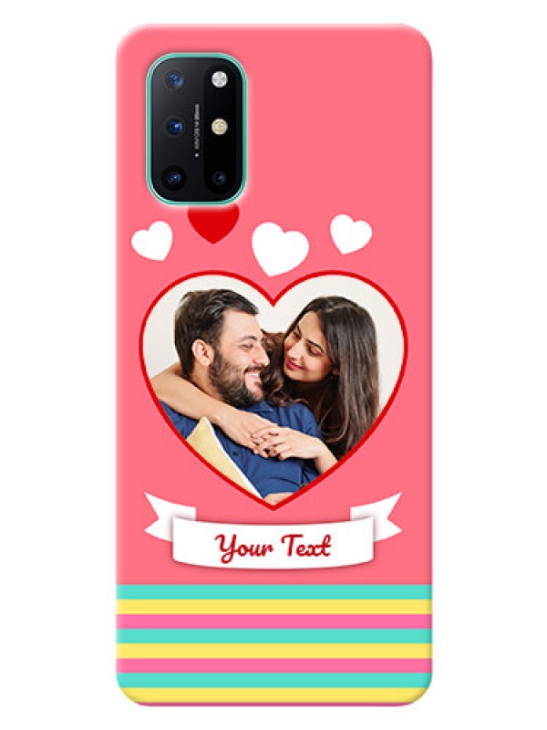 Custom OnePlus 8T Personalised mobile covers: Love Doodle Design