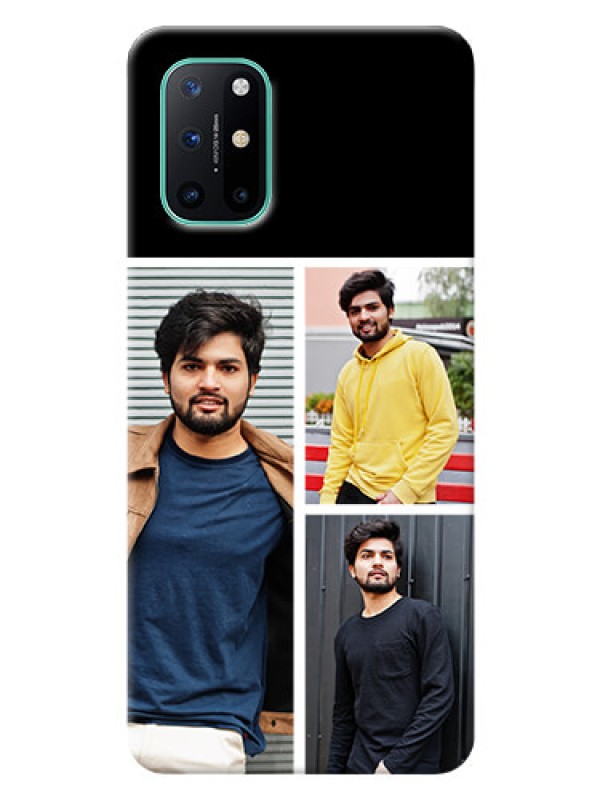 Custom OnePlus 8T Custom Mobile Cover: Upload Multiple Picture Design
