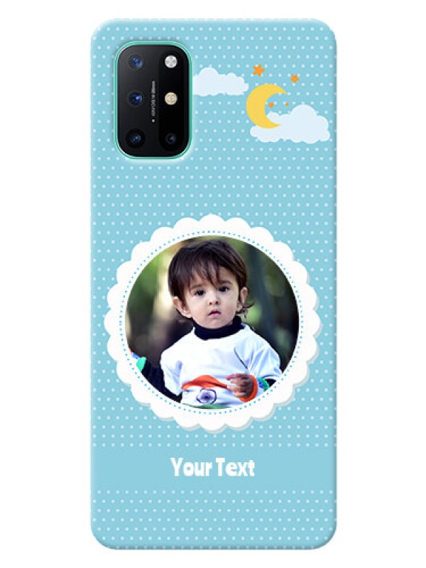 Custom OnePlus 8T mobile cases online: violet Pattern Design